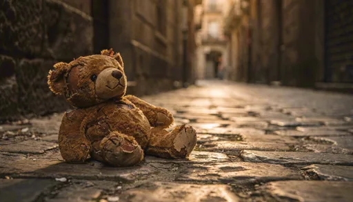AI-generated source image, teddy bear